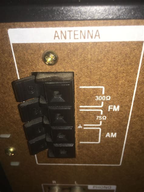 hook up fm antenna vintage receiver